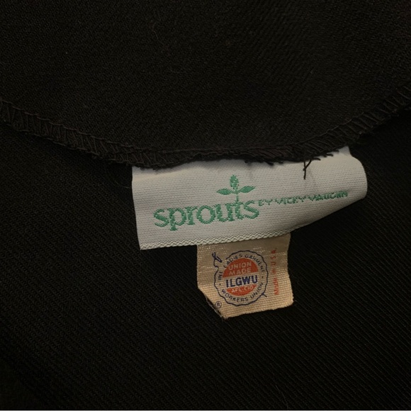 Vintage Sprouts by Vicky Vaughn Black A-Line Skirt Set - Picture 4 of 12